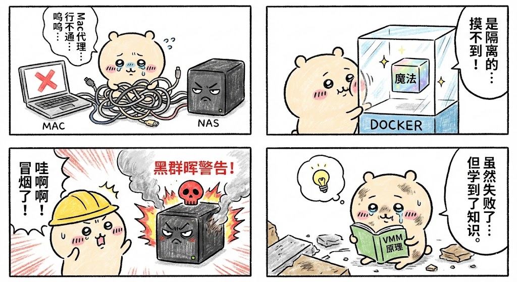 🏗️  NAS 折腾记：为了装个相册，差点重建网络环境